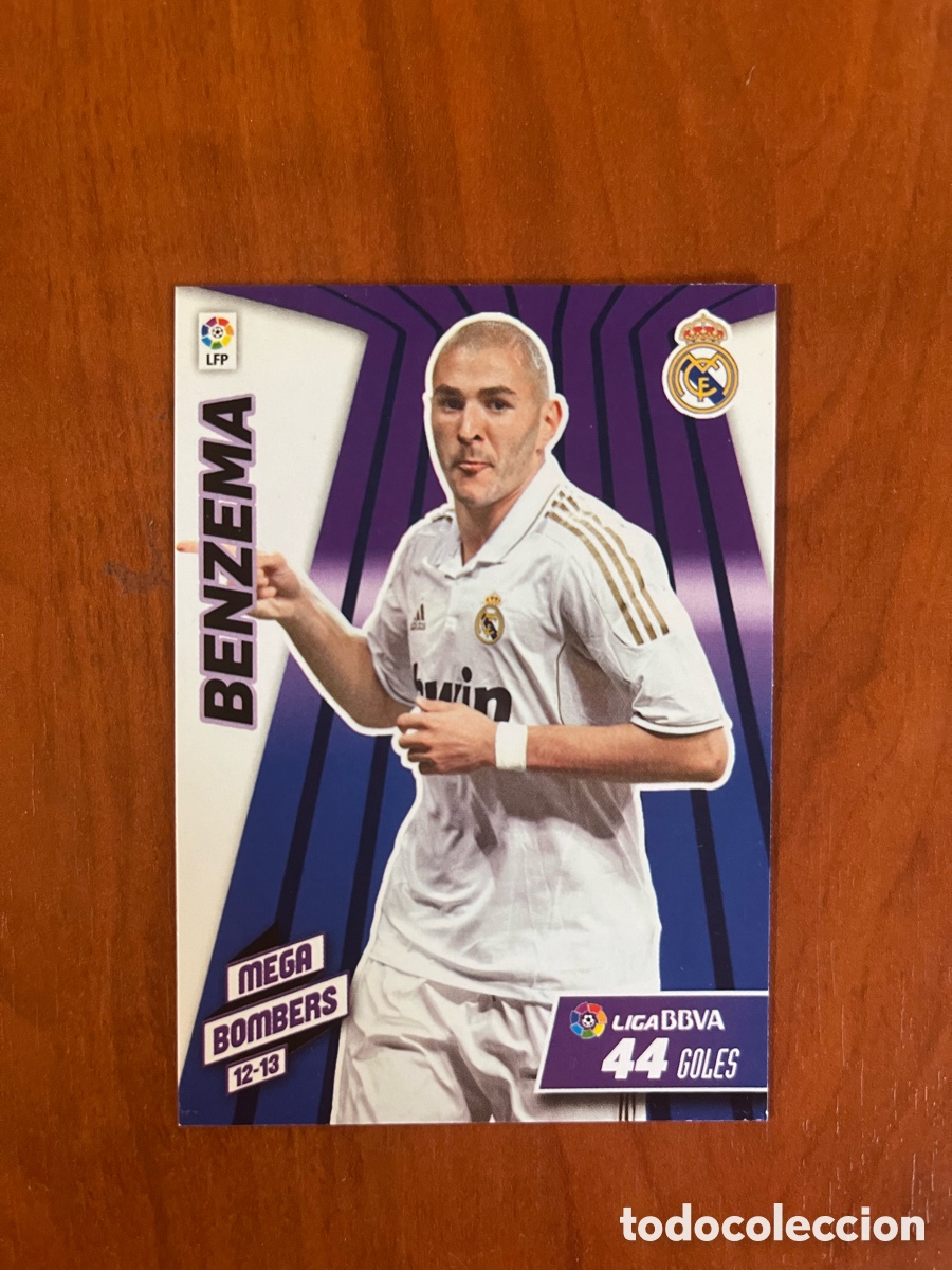 Cromos de f&uacute;tbol: BENZEMA REAL MADRID C.F. N&ordm; 407 LIGA MEGACRACKS 2012-2013/12-13 PANINI