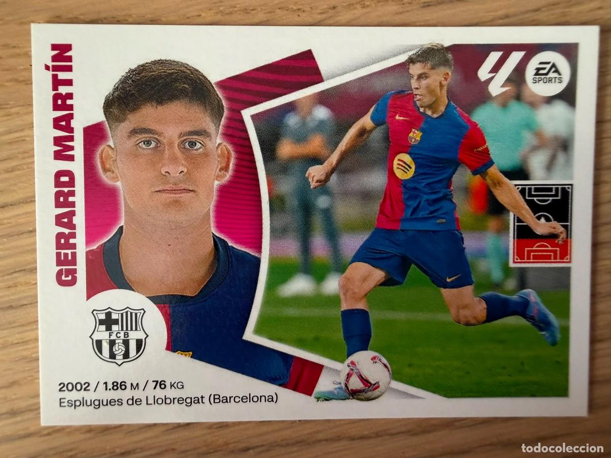 Cromos de f&uacute;tbol: 9 BIS GERARD MARTIN COLOCA BARCELONA 24 25 2024 2025 LIGA EA SPORTS COLECCIONES ESTE SIN PEGAR