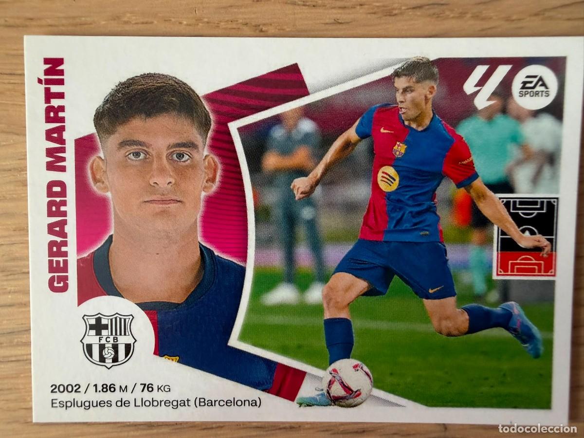 Cromos de f&uacute;tbol: 9 BIS GERARD MARTIN COLOCA BARCELONA 24 25 2024 2025 LIGA EA SPORTS COLECCIONES ESTE SIN PEGAR