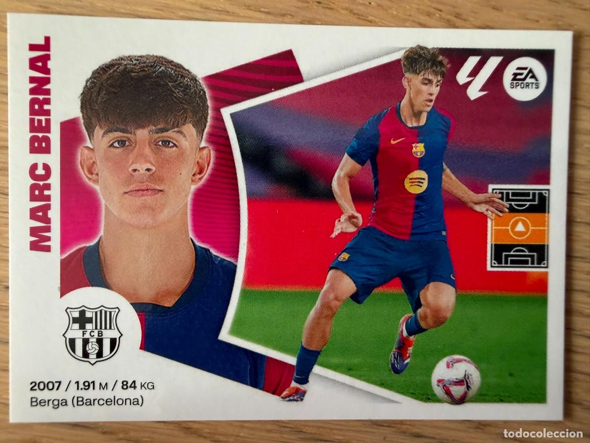 Cromos de f&uacute;tbol: 16 BIS MARC BERNAL COLOCA BARCELONA 24 25 2024 2025 LIGA EA SPORTS COLECCIONES ESTE SIN PEGAR