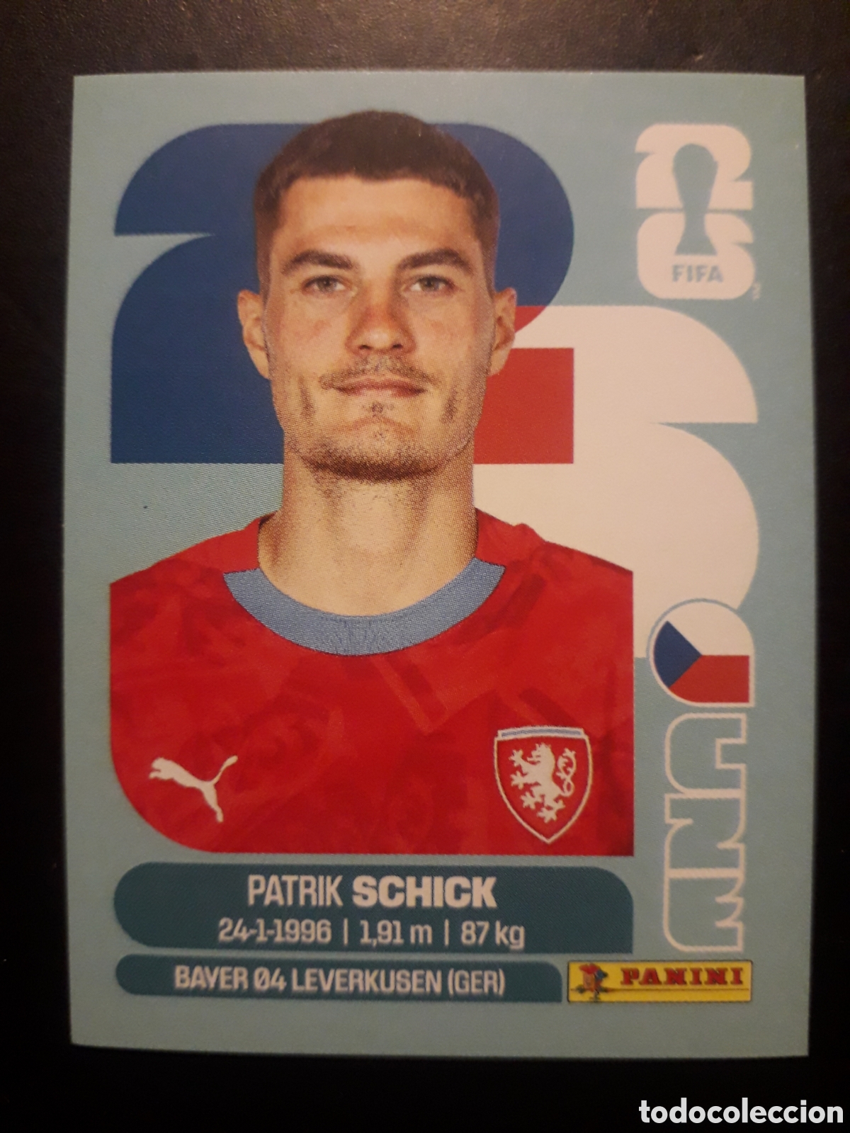 Cromos de f&uacute;tbol: SCHICK REP CHECA/CHEQUIA CZE 20 MUNDIAL F&Uacute;TBOL 2026 FIFA WORLD CUP PANINI SIN PEGAR PEDIDO M&Iacute;NIMO 3&euro;