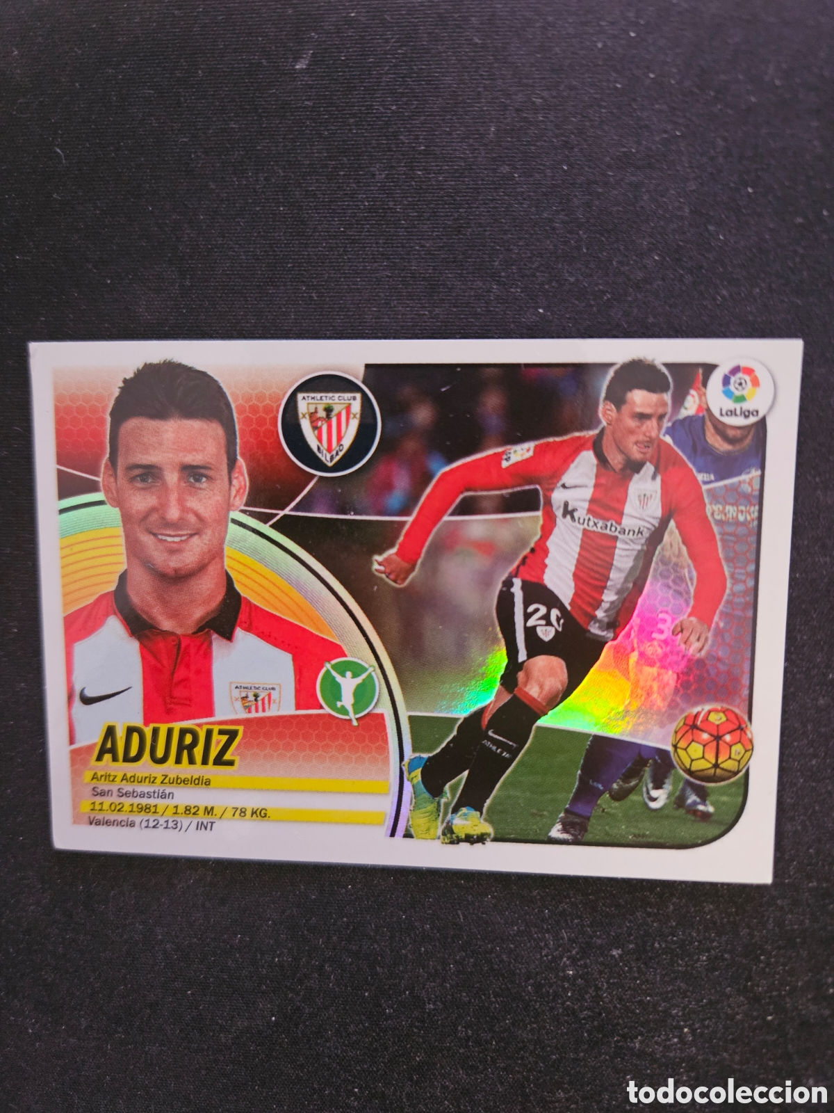Cromos de f&uacute;tbol: ADURIZ N&ordm; 16 ATHLETIC CLUB &ndash; LIGA ESTE 2016-17 PANINI