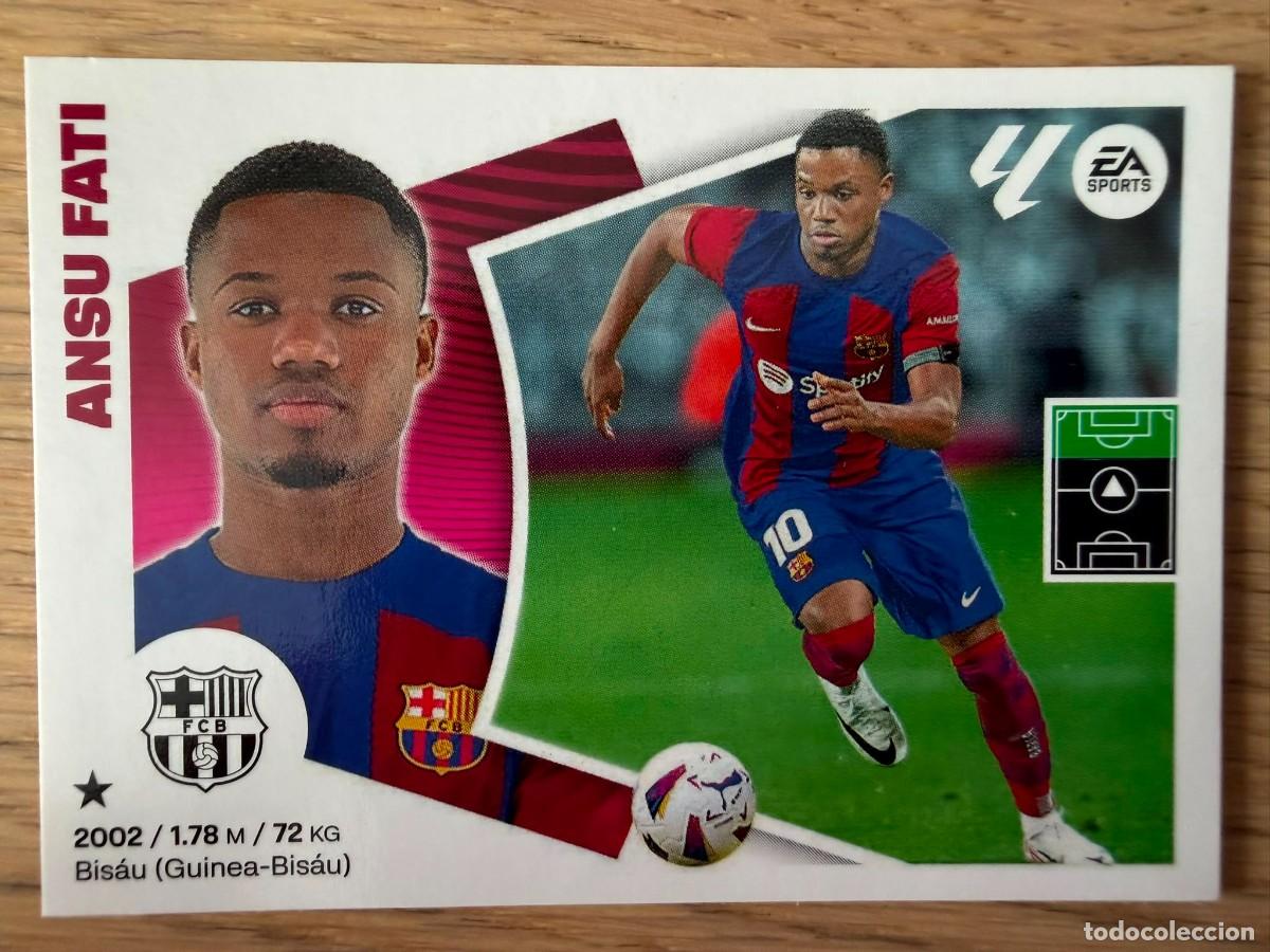 Cromos de f&uacute;tbol: 19 BIS ANSU FATI COLOCA BARCELONA 24 25 2024 2025 LIGA EA SPORTS COLECCIONES ESTE SIN PEGAR