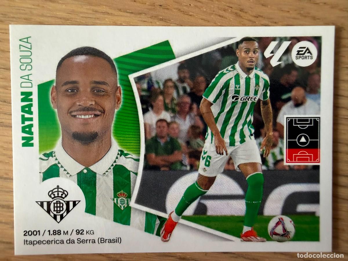 Cromos de f&uacute;tbol: 8 BIS NATAN COLOCA REAL BETIS 24 25 2024 2025 LIGA EA SPORTS COLECCIONES ESTE SIN PEGAR STICKER