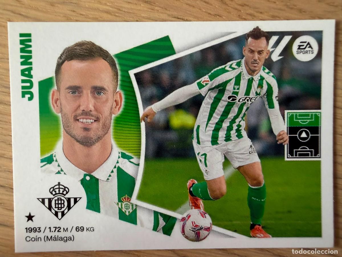 Cromos de f&uacute;tbol: 18 BIS JUANMI COLOCA REAL BETIS 24 25 2024 2025 LIGA EA SPORTS COLECCIONES ESTE SIN PEGAR STICKER