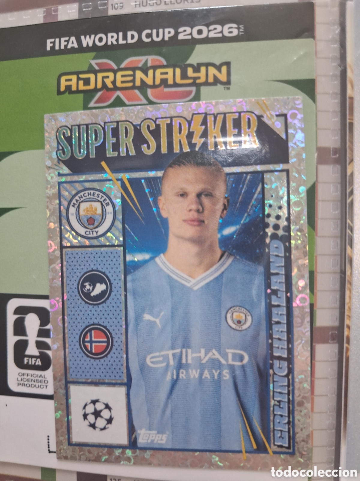 Cromos de f&uacute;tbol: 309 ERLING HAALAND CITY SUPER STRIKER ⚽ TOPPS CHAMPIONS LEAGUE STICKERS 2023 2024 23 24 ⚽