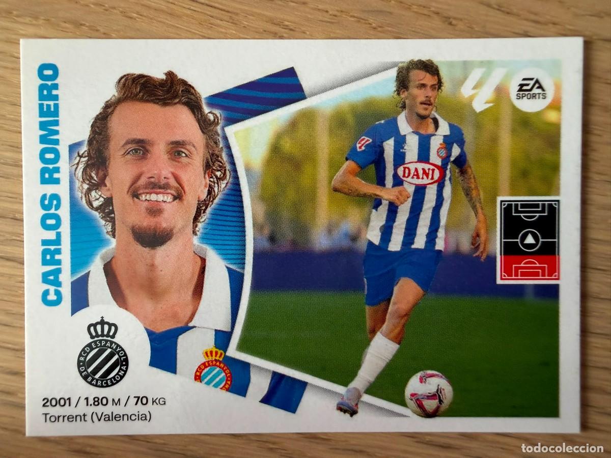 Cromos de f&uacute;tbol: 10 BIS CARLOS ROMERO COLOCA ESPANYOL 24 25 2024 2025 LIGA EA SPORTS COLECCIONES ESTE SIN PEGAR