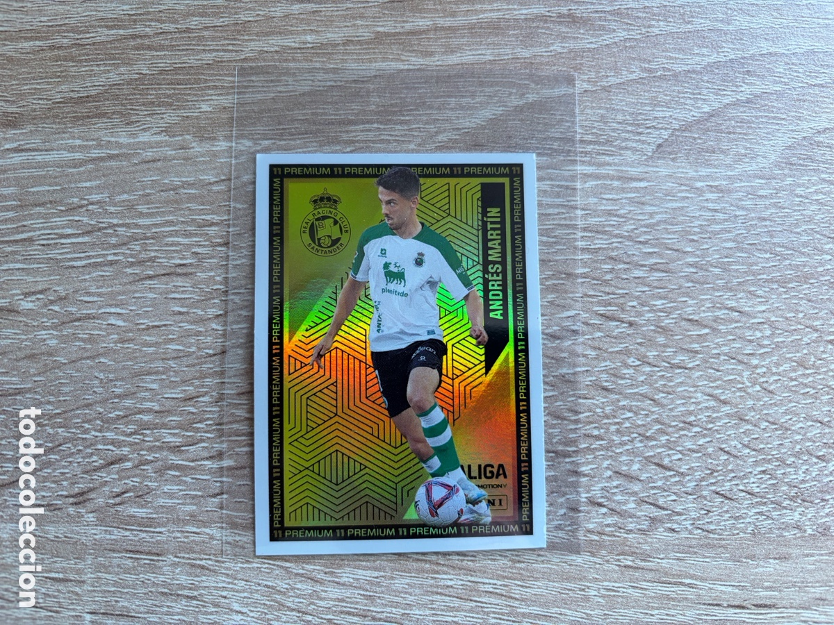 Cromos de f&uacute;tbol: ANDR&Eacute;S MART&Iacute;N PREMIUM 11 LIGA HYPERMOTION SEGUNDA DIVISI&Oacute;N 2024 2025 24 25 PANINI RACING SANTANDER