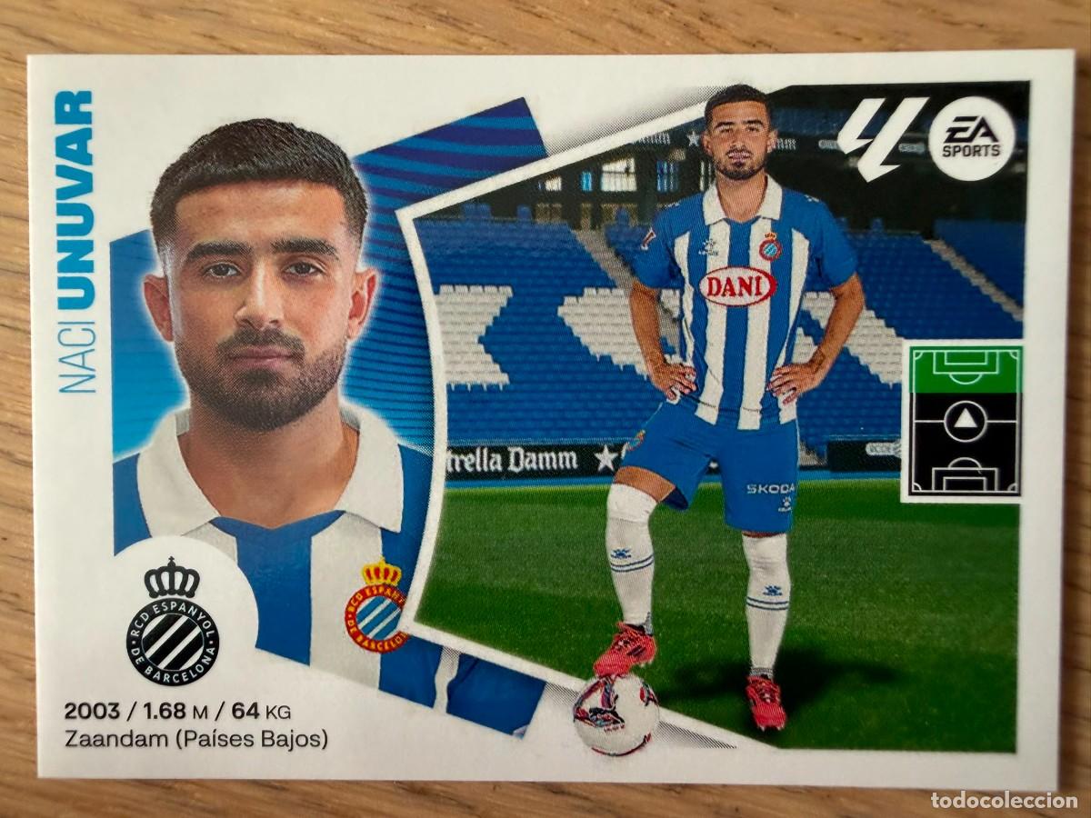 Cromos de f&uacute;tbol: 18 BIS UNUVAR COLOCA ESPANYOL 24 25 2024 2025 LIGA EA SPORTS COLECCIONES ESTE SIN PEGAR STICKER