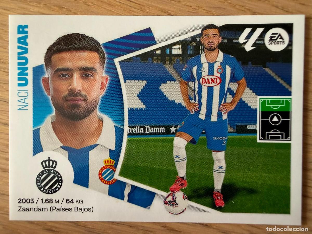 Cromos de f&uacute;tbol: 18 BIS UNUVAR COLOCA ESPANYOL 24 25 2024 2025 LIGA EA SPORTS COLECCIONES ESTE SIN PEGAR STICKER