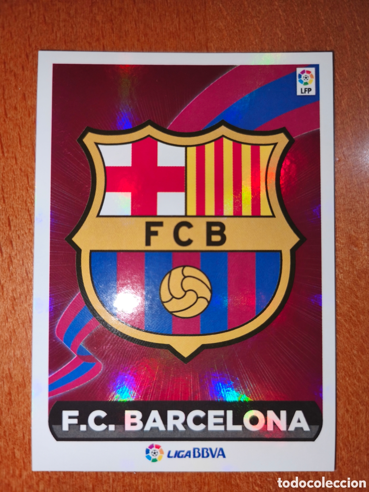 Cromos de f&uacute;tbol: Escudo Barcelona n&deg;23 liga este 14/15