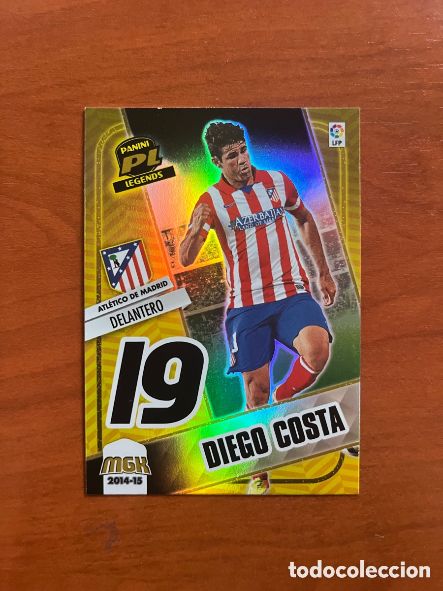 Cromos de f&uacute;tbol: DIEGO COSTA 428 LEGENDS (ATL&Eacute;TICO MADRID) PANINI MEGACRACKS 2014-2015 14 15 CROMO