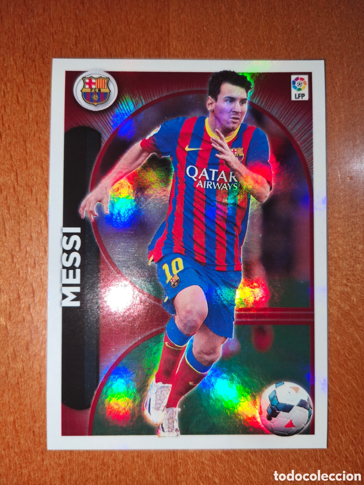 Cromos de f&uacute;tbol: Messi Brillante n&deg;25 liga este 14/15 Barcelona