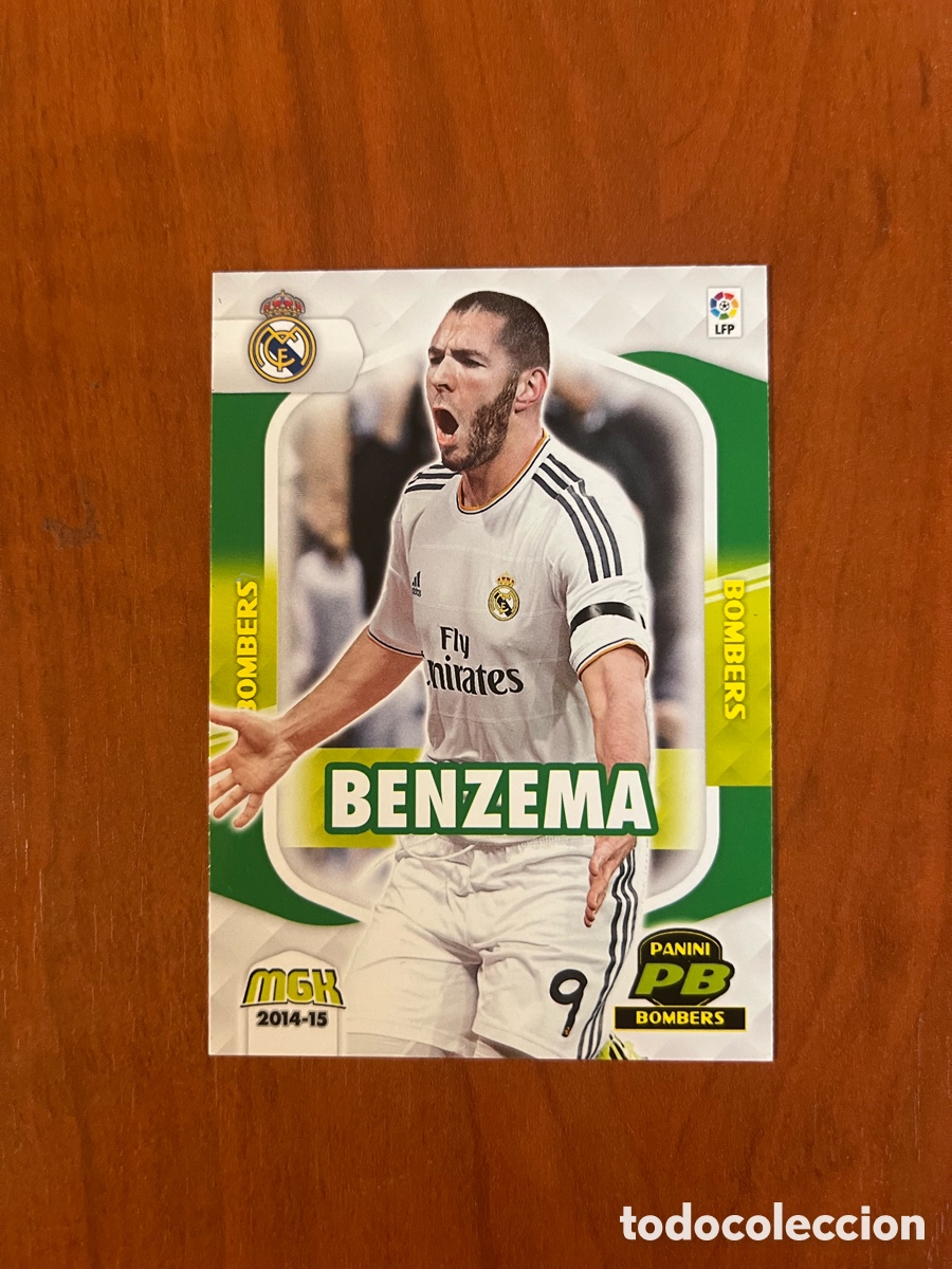 Cromos de f&uacute;tbol: MEGACRACKS 2014 2015 14 15 - PANINI - BENZEMA 410 REAL MADRID BOMBERS