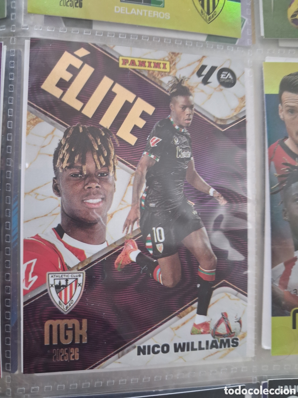 Cromos de f&uacute;tbol: CARD MEGACRACKS TEMPORADA 25/26: &Eacute;LITE NICO WILLIAMS, N&deg; 13