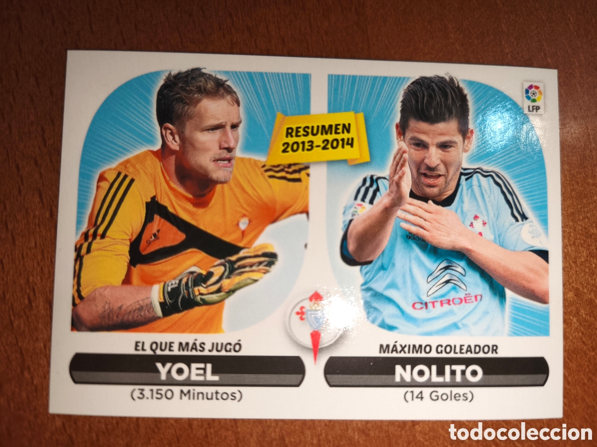 Cromos de f&uacute;tbol: Yoel/Nolito n&deg;24 liga este 14/15 Celta
