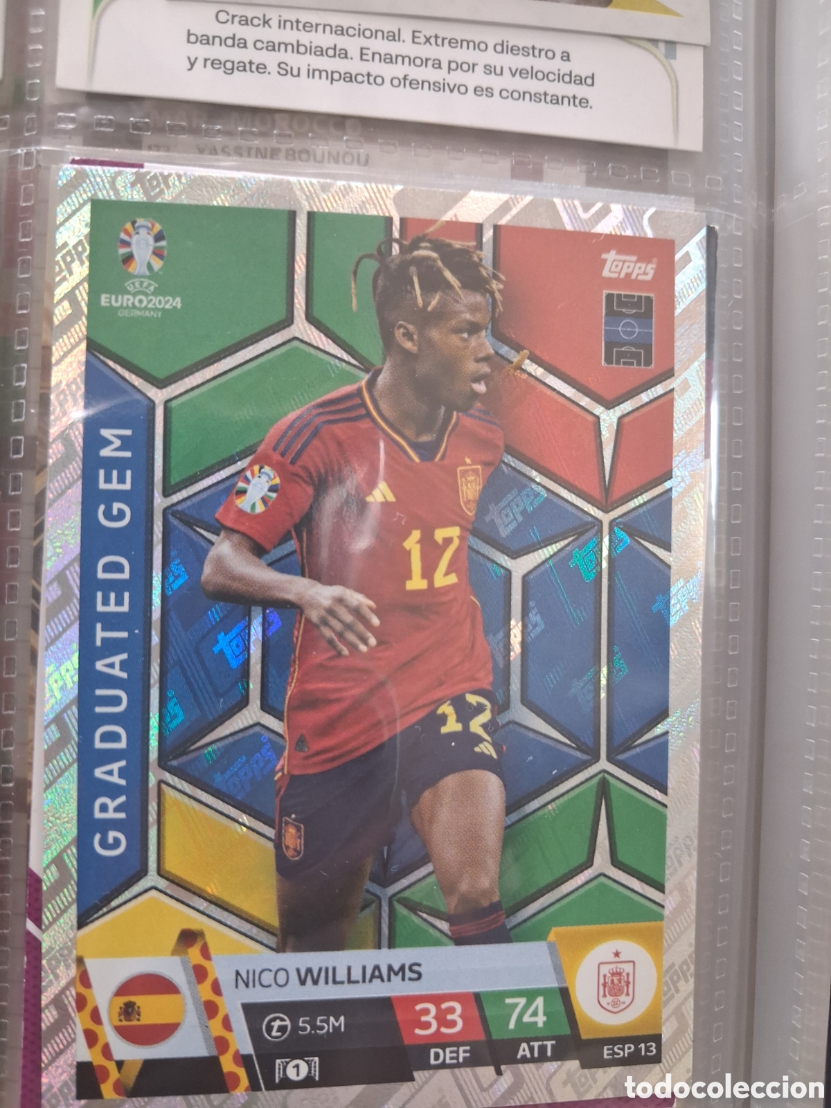 Cromos de f&uacute;tbol: ESP 13-. Nico Williams &ndash; Graduated Gems