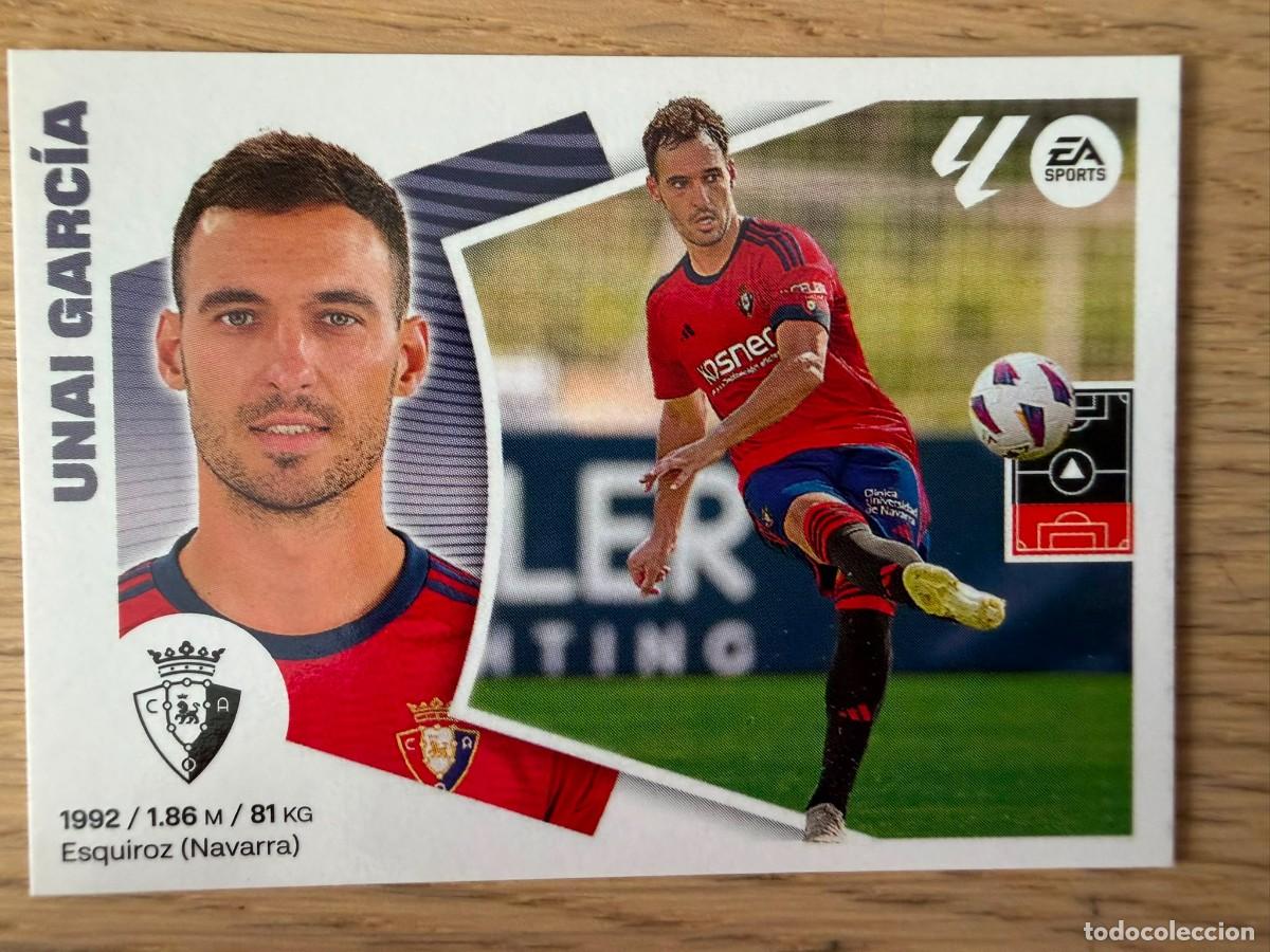 Cromos de f&uacute;tbol: 8 BIS UNAI GARCIA COLOCA OSASUNA 24 25 2024 2025 LIGA EA SPORTS COLECCIONES ESTE SIN PEGAR STICKER