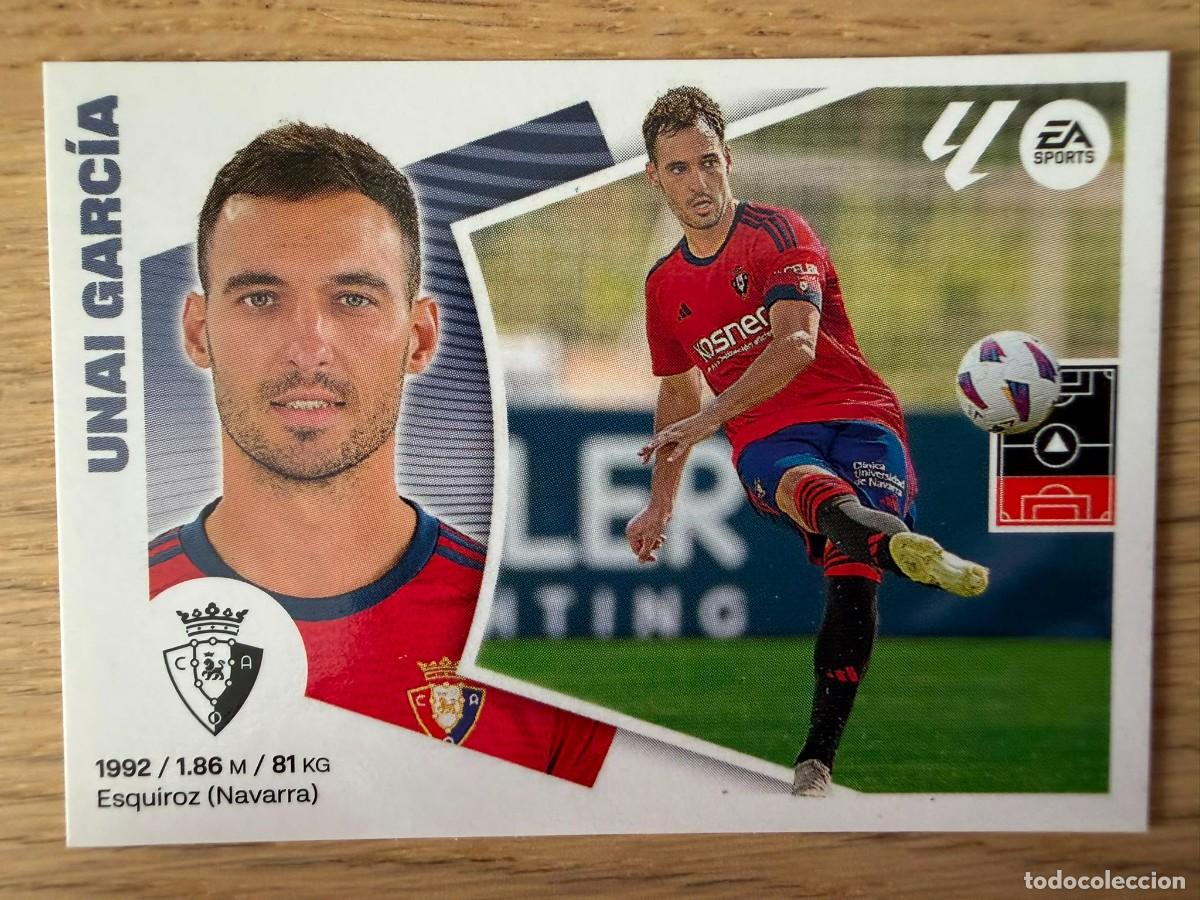 Cromos de f&uacute;tbol: 8 BIS UNAI GARCIA COLOCA OSASUNA 24 25 2024 2025 LIGA EA SPORTS COLECCIONES ESTE SIN PEGAR STICKER