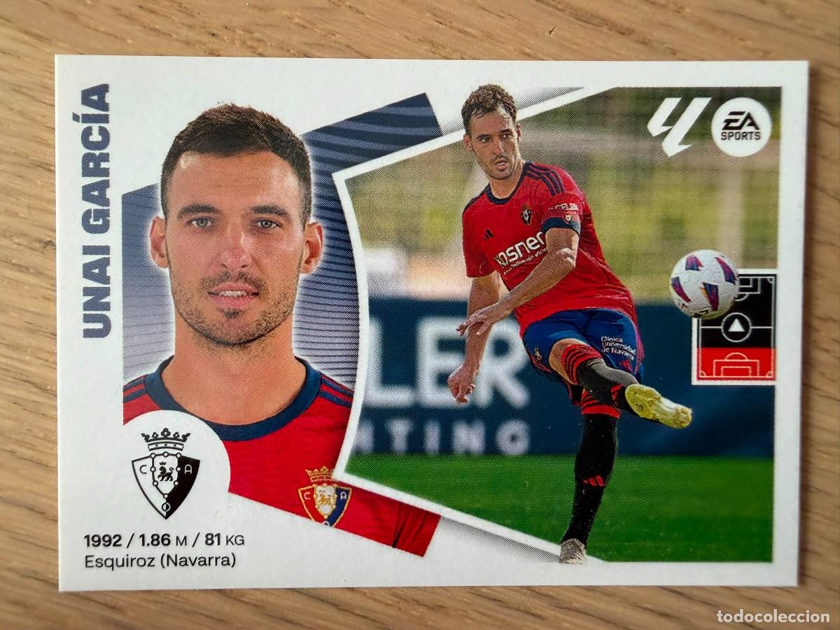 Cromos de f&uacute;tbol: 8 BIS UNAI GARCIA COLOCA OSASUNA 24 25 2024 2025 LIGA EA SPORTS COLECCIONES ESTE SIN PEGAR STICKER