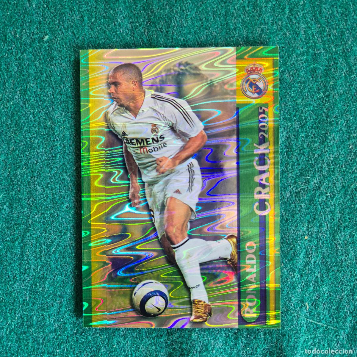 Cromos de f&uacute;tbol: CRACK 2005 FONDO AGUAS 52 RONALDO.. REAL MADRID MUNDICROMO 2005 2006