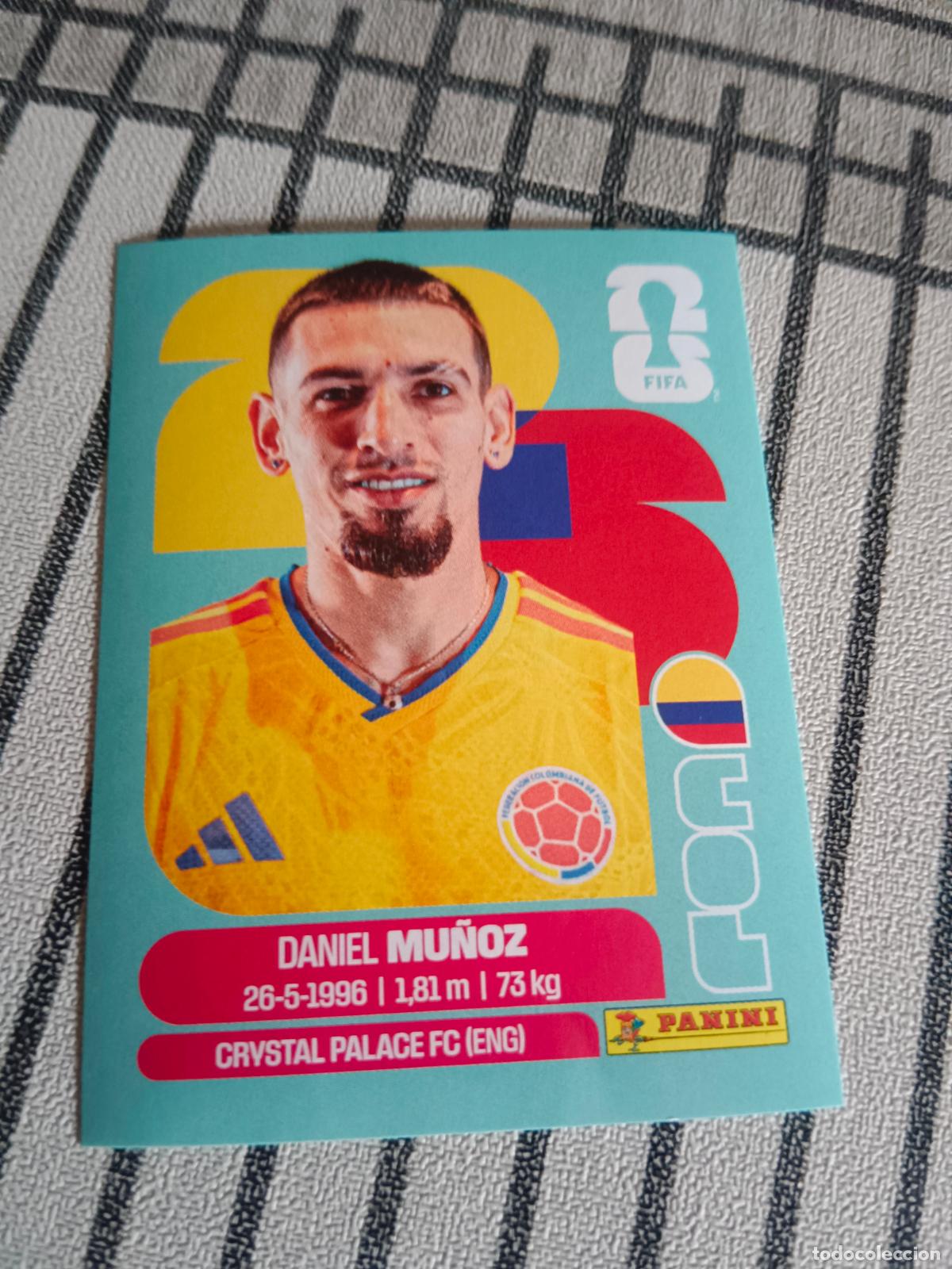 Cromos de f&uacute;tbol: MUNDIAL 2026 ESTADOS UNIDOS USA MEXICO MEJICO CANADA COL 6 COL6 DANIEL MU&Ntilde;OZ COLOMBIA FIFA