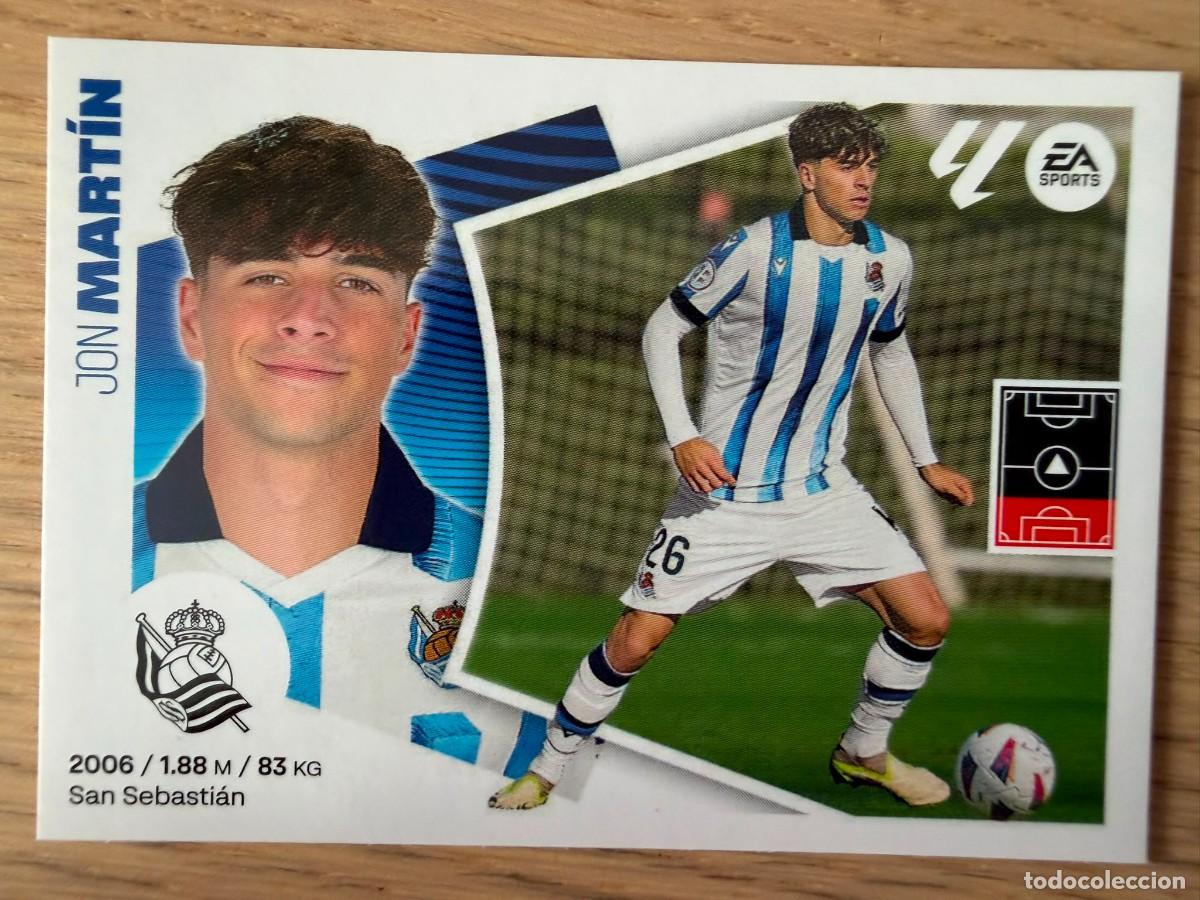 Cromos de f&uacute;tbol: 8 BIS MARTIN COLOCA REAL SOCIEDAD 24 25 2024 2025 LIGA EA SPORTS COLECCIONES ESTE SIN PEGAR STICKER