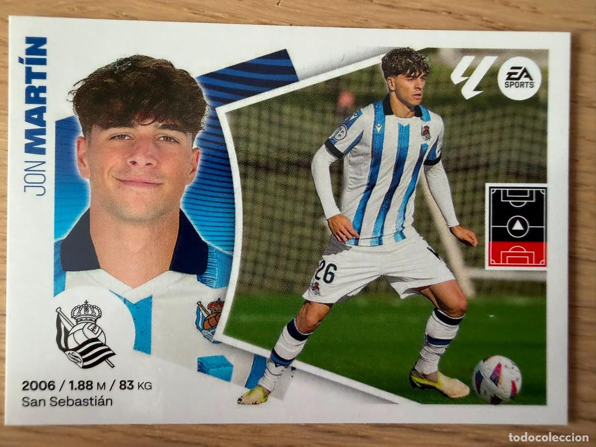 Cromos de f&uacute;tbol: 8 BIS MARTIN COLOCA REAL SOCIEDAD 24 25 2024 2025 LIGA EA SPORTS COLECCIONES ESTE SIN PEGAR STICKER