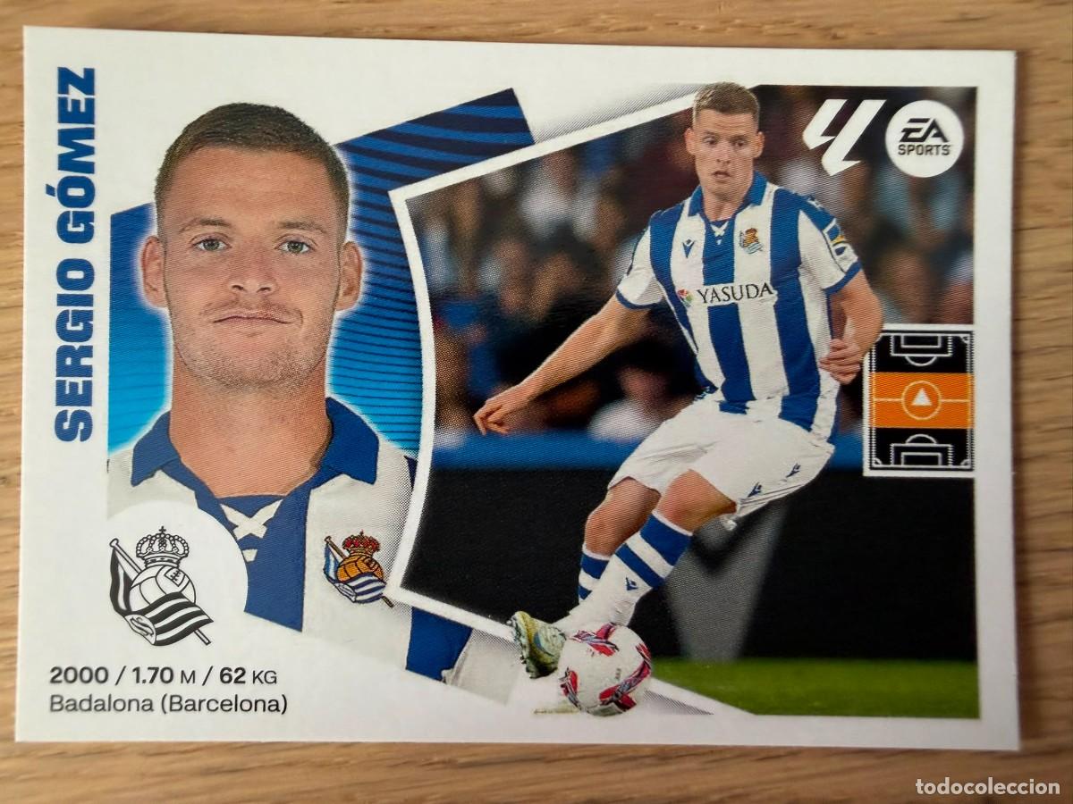 Cromos de f&uacute;tbol: 13 BIS SERGI GOMEZ COLOCA REAL SOCIEDAD 24 25 2024 2025 LIGA EA SPORTS COLECCIONES ESTE SIN PEGAR
