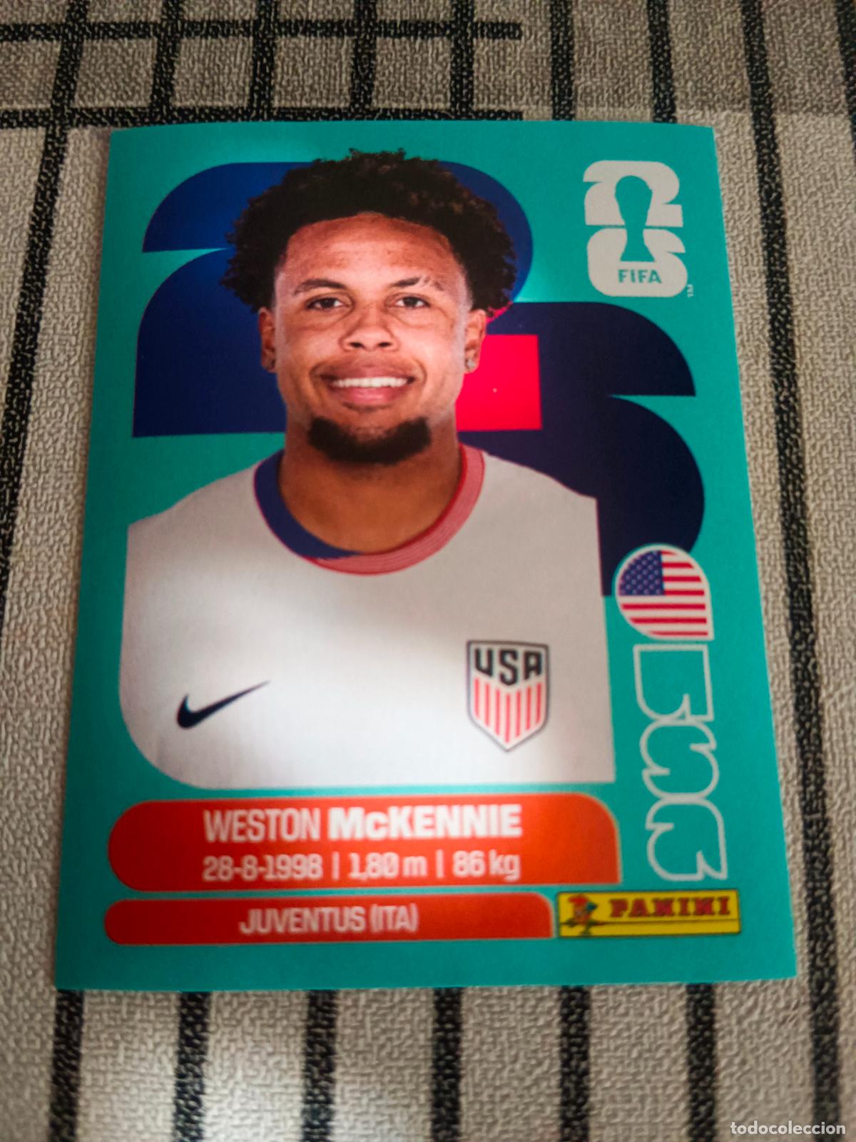 Cromos de f&uacute;tbol: MUNDIAL 2026 ESTADOS UNIDOS USA MEXICO MEJICO CANADA USA 10 USA10 WESTON McKENNIE USA FIFA