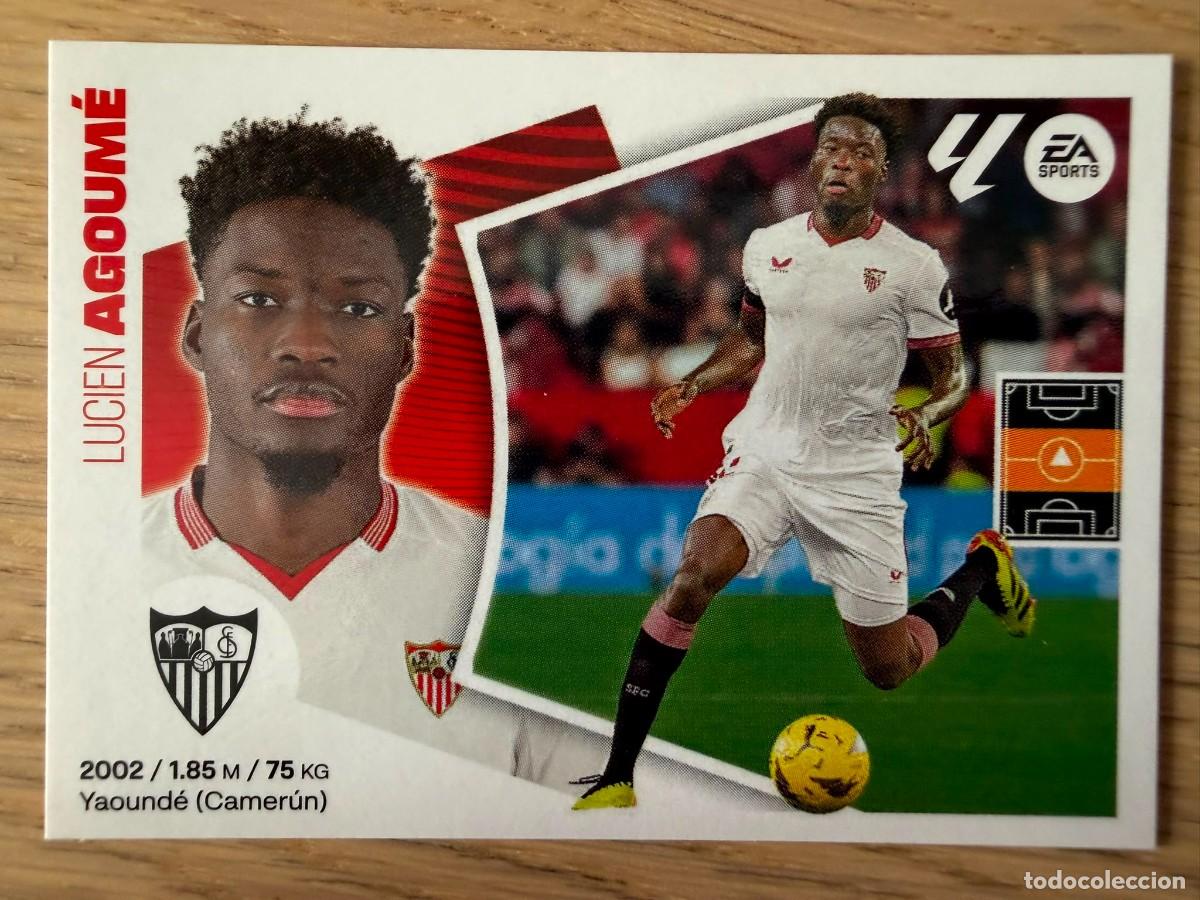 Cromos de f&uacute;tbol: 14 BIS AGOUME COLOCA SEVILLA 24 25 2024 2025 LIGA EA SPORTS COLECCIONES ESTE SIN PEGAR STICKER