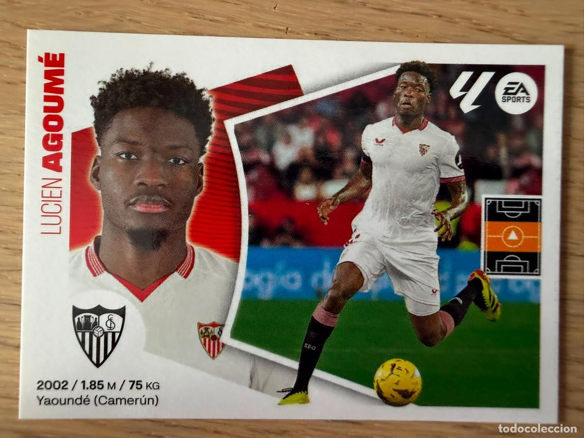 Cromos de f&uacute;tbol: 14 BIS AGOUME COLOCA SEVILLA 24 25 2024 2025 LIGA EA SPORTS COLECCIONES ESTE SIN PEGAR STICKER