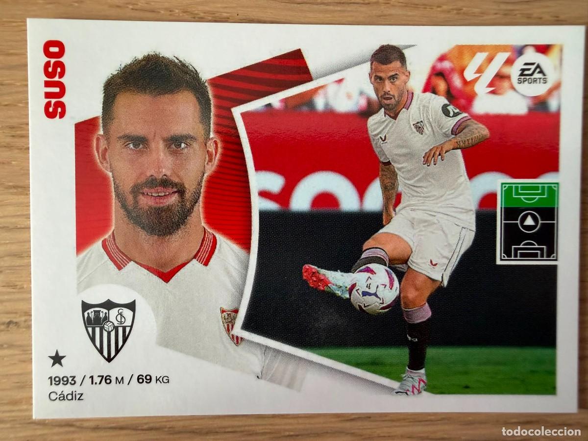Cromos de f&uacute;tbol: 17 BIS SUSO COLOCA SEVILLA 24 25 2024 2025 LIGA EA SPORTS COLECCIONES ESTE SIN PEGAR STICKER