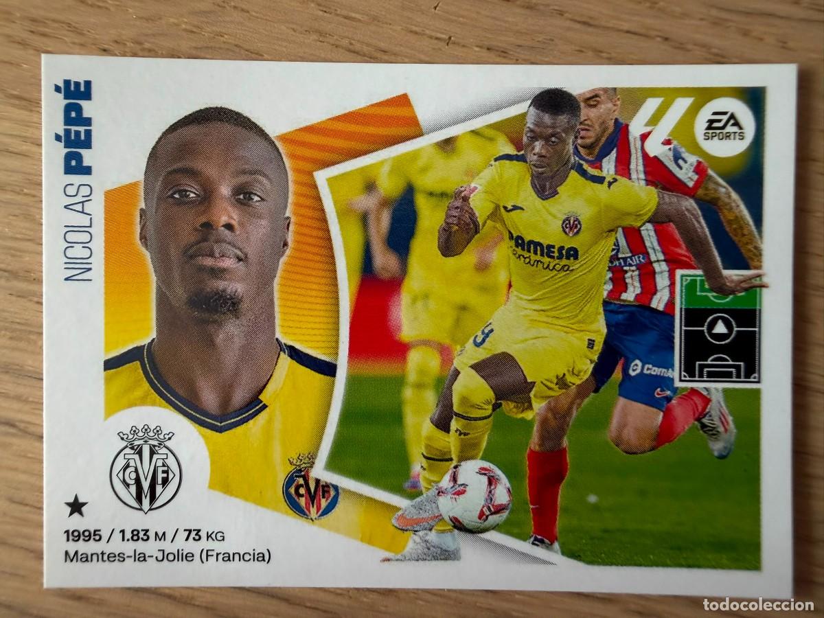 Cromos de f&uacute;tbol: 20 BIS PEPE COLOCA VILLARREAL 24 25 2024 2025 LIGA EA SPORTS COLECCIONES ESTE SIN PEGAR STICKER
