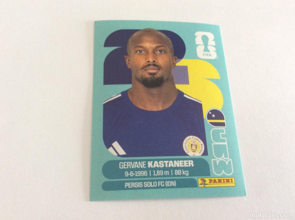 Cromos de f&uacute;tbol: CUW19 CUW 19 Gervane Kastaneer Cura&ccedil;ao Sticker Cromo FIFA World Cup 2026 26 Panini Mundial