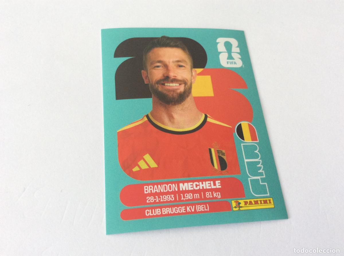 Cromos de f&uacute;tbol: BEL6 BEL 6 Brandon Mechele B&eacute;lgica Sticker Cromo FIFA World Cup 2026 26 Panini Mundial