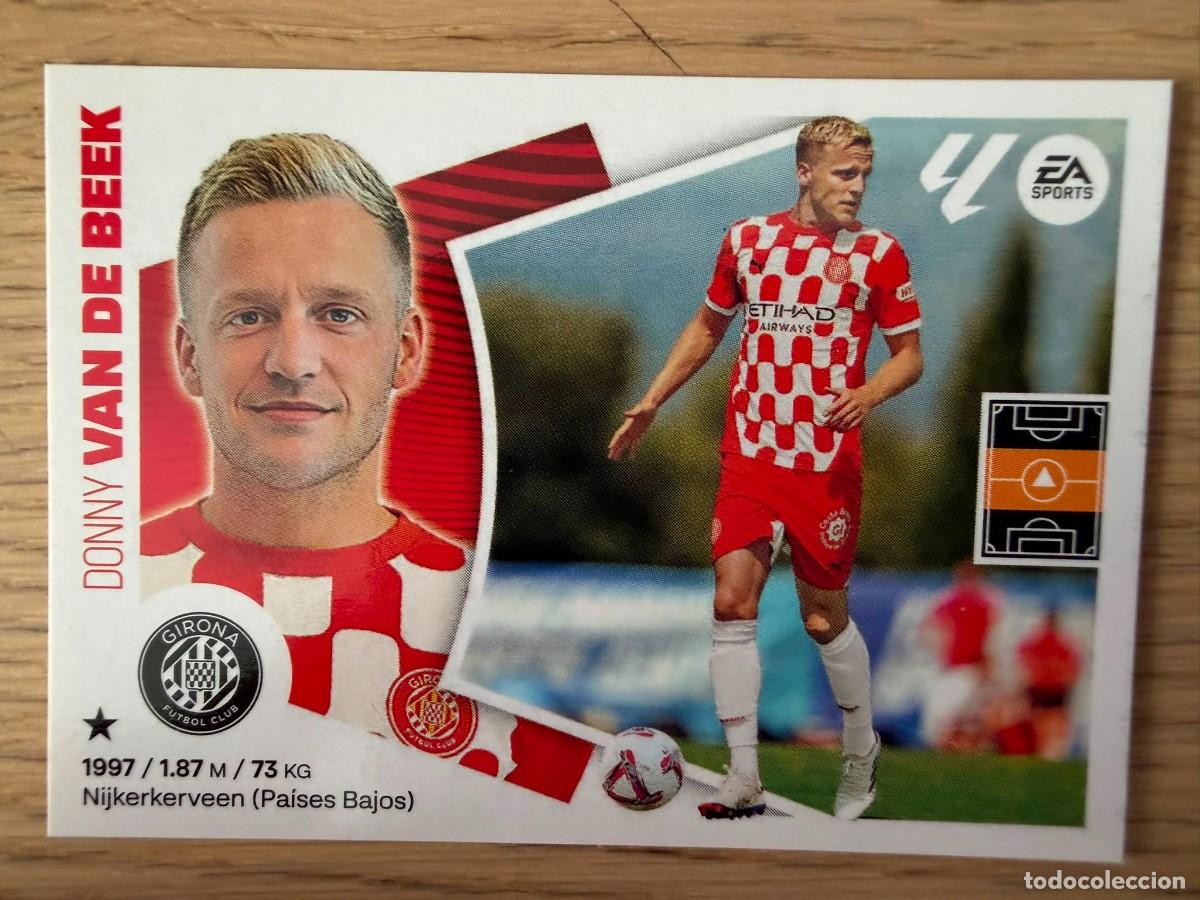 Cromos de f&uacute;tbol: FICHAJE 6 VAN DE BEEK GIRONA 24 25 2024 2025 LIGA EA SPORTS COLECCIONES ESTE SIN PEGAR STICKER