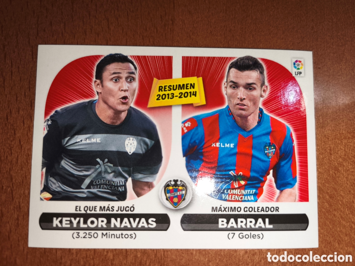 Figurine di Calcio: Keylor Navas/Barral n&deg;24 liga este 14/15 Levante