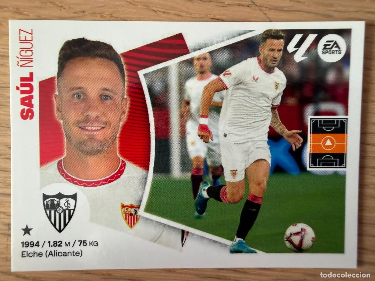 Figurine di Calcio: FICHAJE 8 SAUL SEVILLA 24 25 2024 2025 LIGA EA SPORTS COLECCIONES ESTE SIN PEGAR STICKER