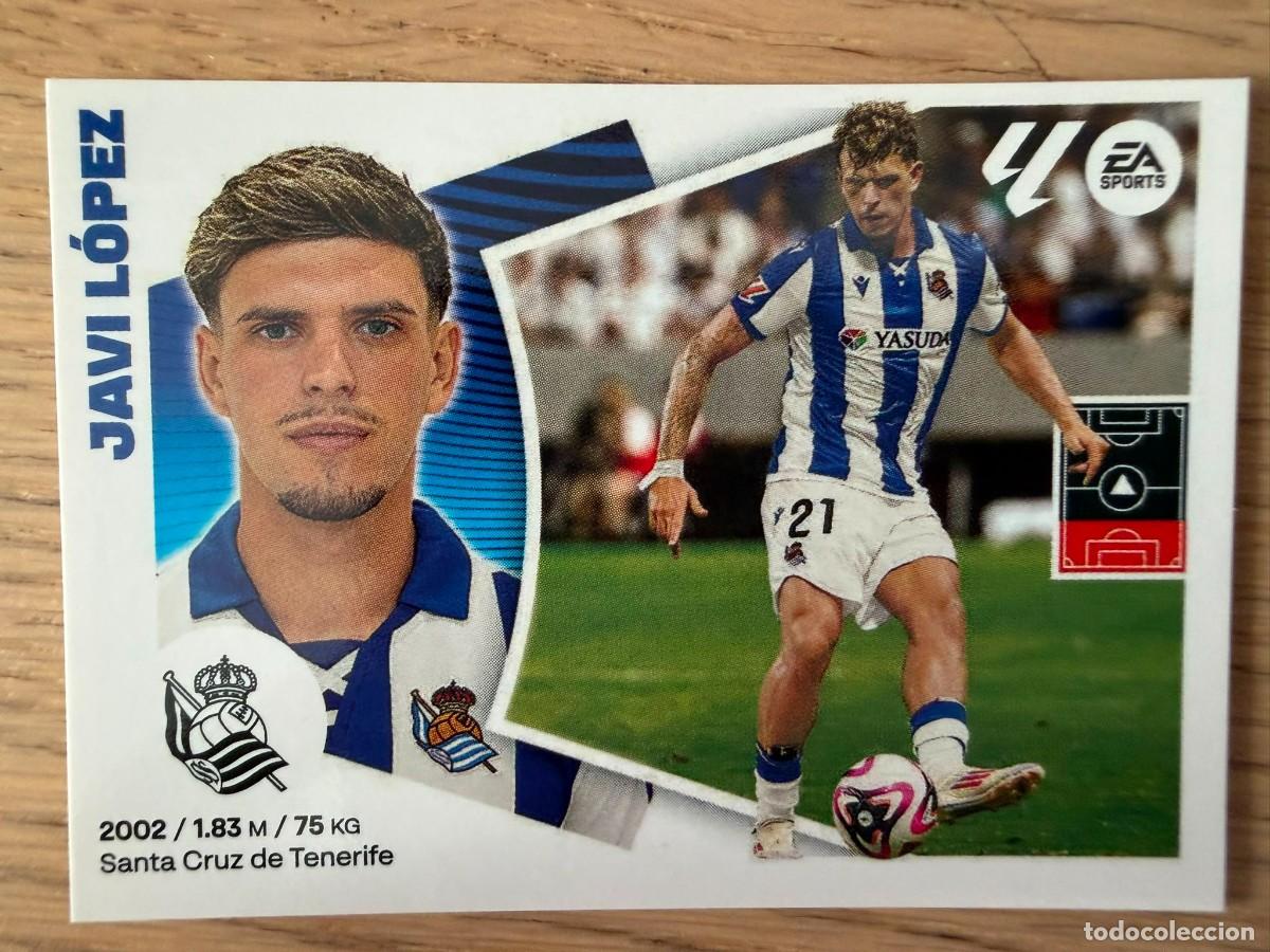 Figurine di Calcio: FICHAJE 9 JAVI LOPEZ REAL SOCIEDAD 24 25 2024 2025 LIGA EA SPORTS COLECCIONES ESTE SIN PEGAR STICKER