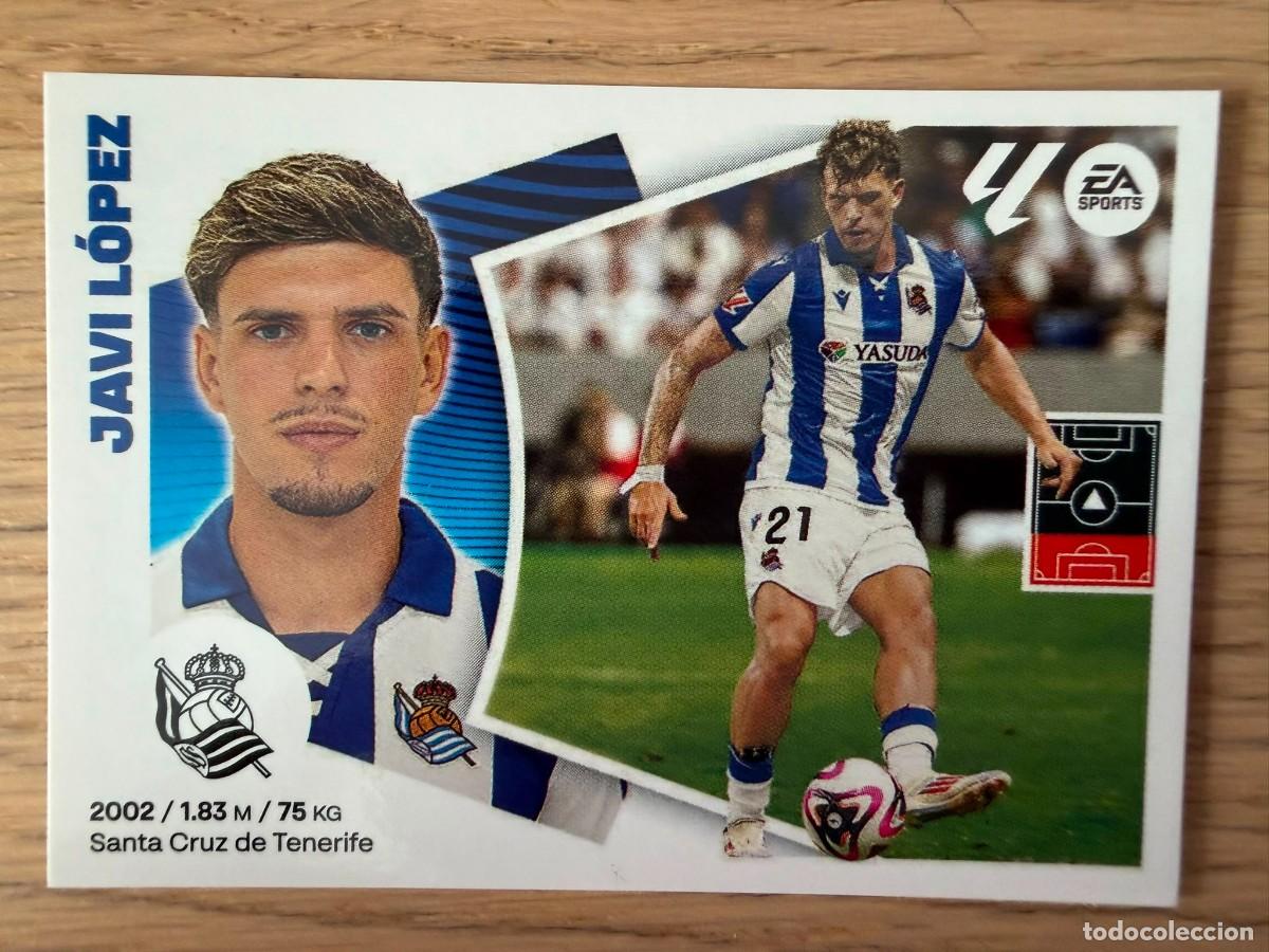 Figurine di Calcio: FICHAJE 9 JAVI LOPEZ REAL SOCIEDAD 24 25 2024 2025 LIGA EA SPORTS COLECCIONES ESTE SIN PEGAR STICKER