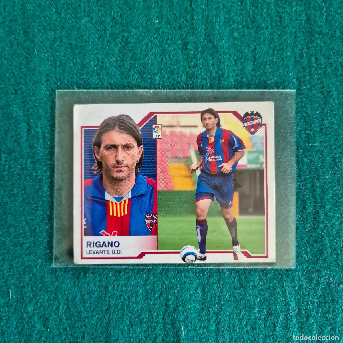 Football Stickers: RIGANO LEVANTE U. D. FICHAJE 46 LIGA ESTE 2007 2008 07 08