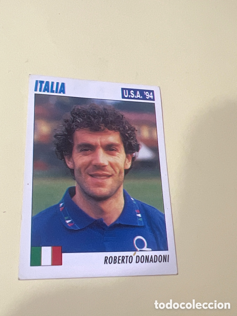 Figurine di Calcio: C3737. CROMO DONADONI 255 ITALIA MUNDIAL U. S. A. 94 USA ESTADOS UNIDOS MODENA ITALY NUNCA PEGADO