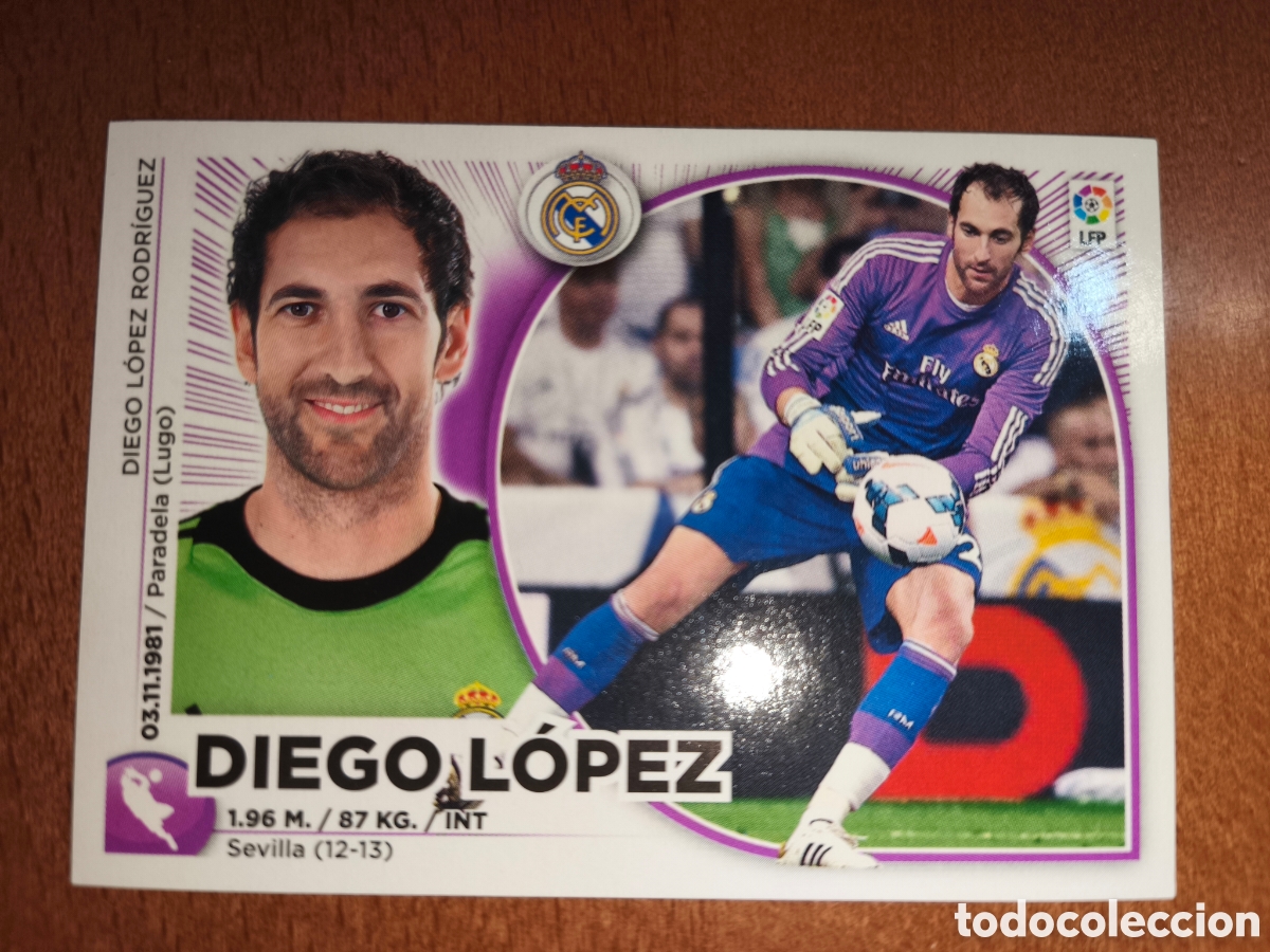 Figurine di Calcio: Diego L&oacute;pez n&deg;2 liga este 14/15 Real Madrid