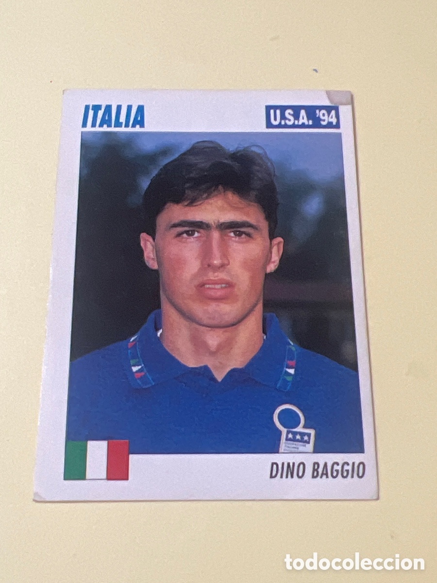 Figurine di Calcio: C3738. 256 SERVICE LINE MUNDIAL USA 94 DINO BAGGIO ITALIA 1994 WORLD CUP SL ITALY