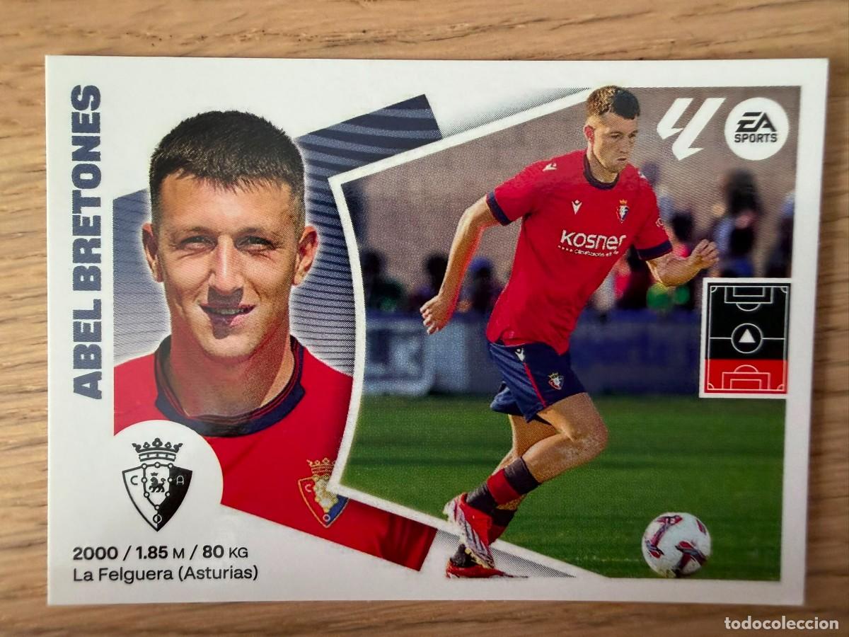 Figurine di Calcio: FICHAJE 10 ABEL BRETONES OSASUNA 24 25 2024 2025 LIGA EA SPORTS COLECCIONES ESTE SIN PEGAR STICKER