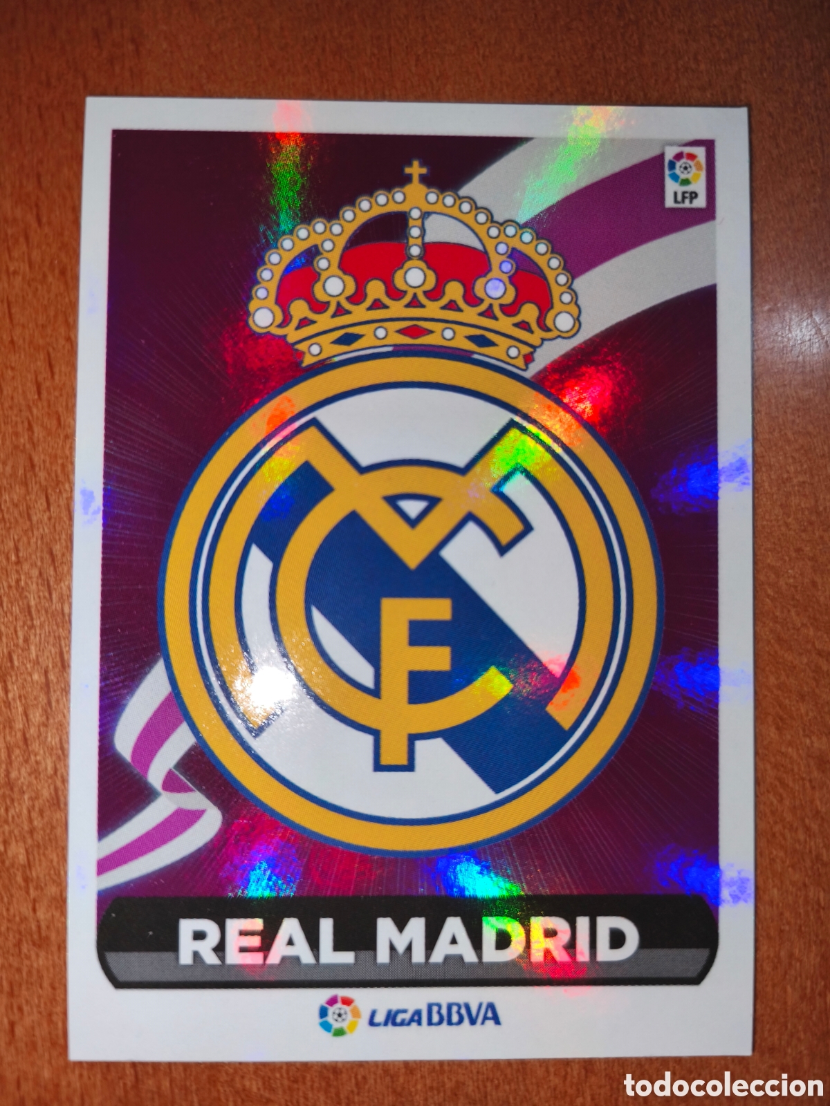 Cromos de f&uacute;tbol: Escudo Real Madrid n&deg;23 liga este 14/15