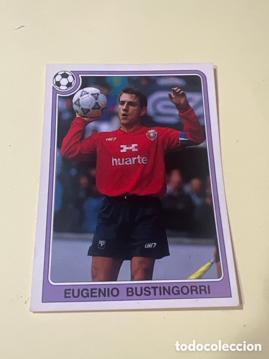 Cromos de f&uacute;tbol: C3766. 95 BUSTINGORRI OSASUNA FUTBOL 92 93 LIGA PANINI NUNCA PEGADO SIN DESPEGAR