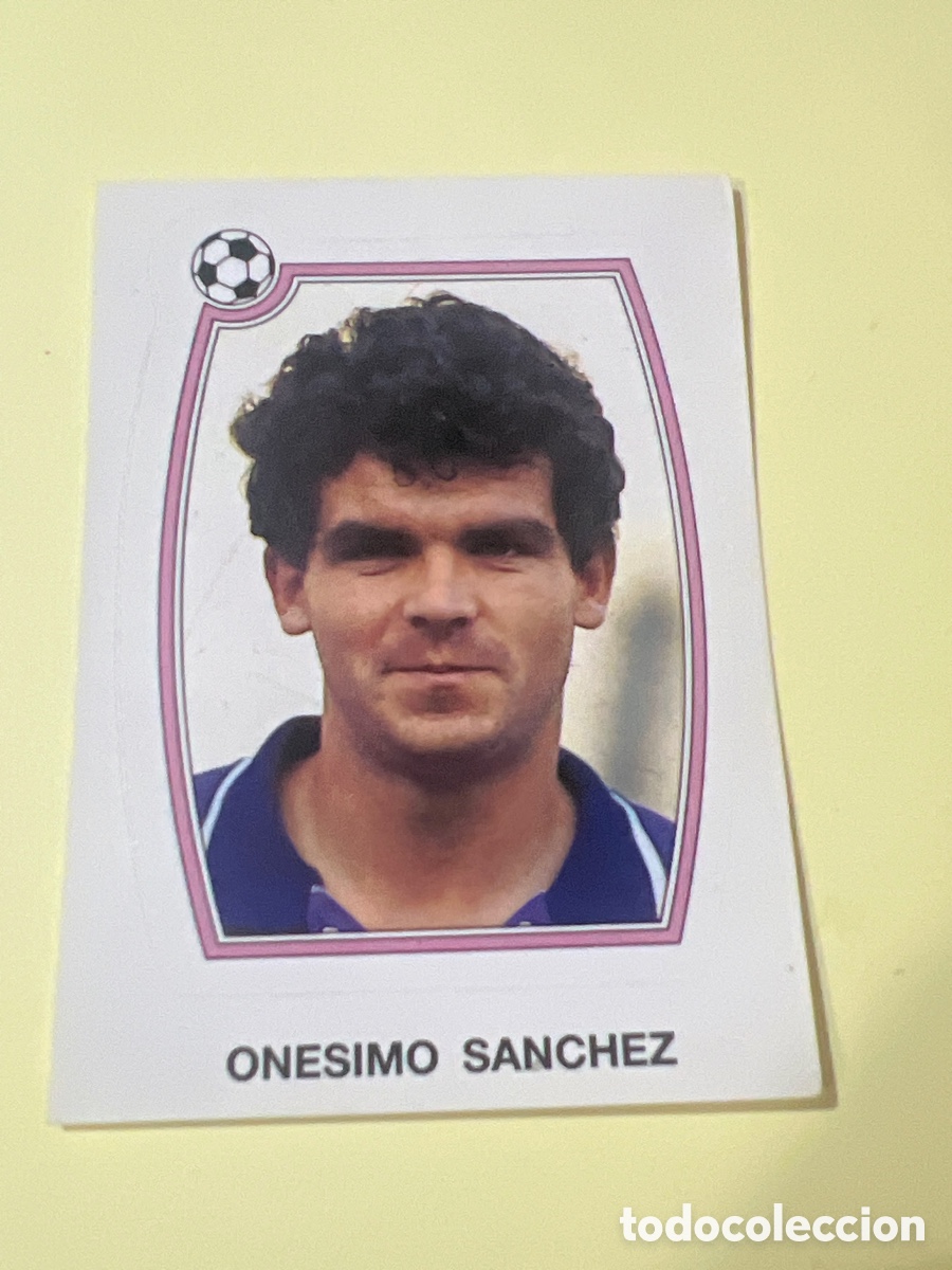 Cromos de f&uacute;tbol: C3769. 164 ONESIMO SANCHEZ VALLADOLID FUTBOL 92 93 LIGA PANINI NUNCA PEGADO SIN DESPEGAR