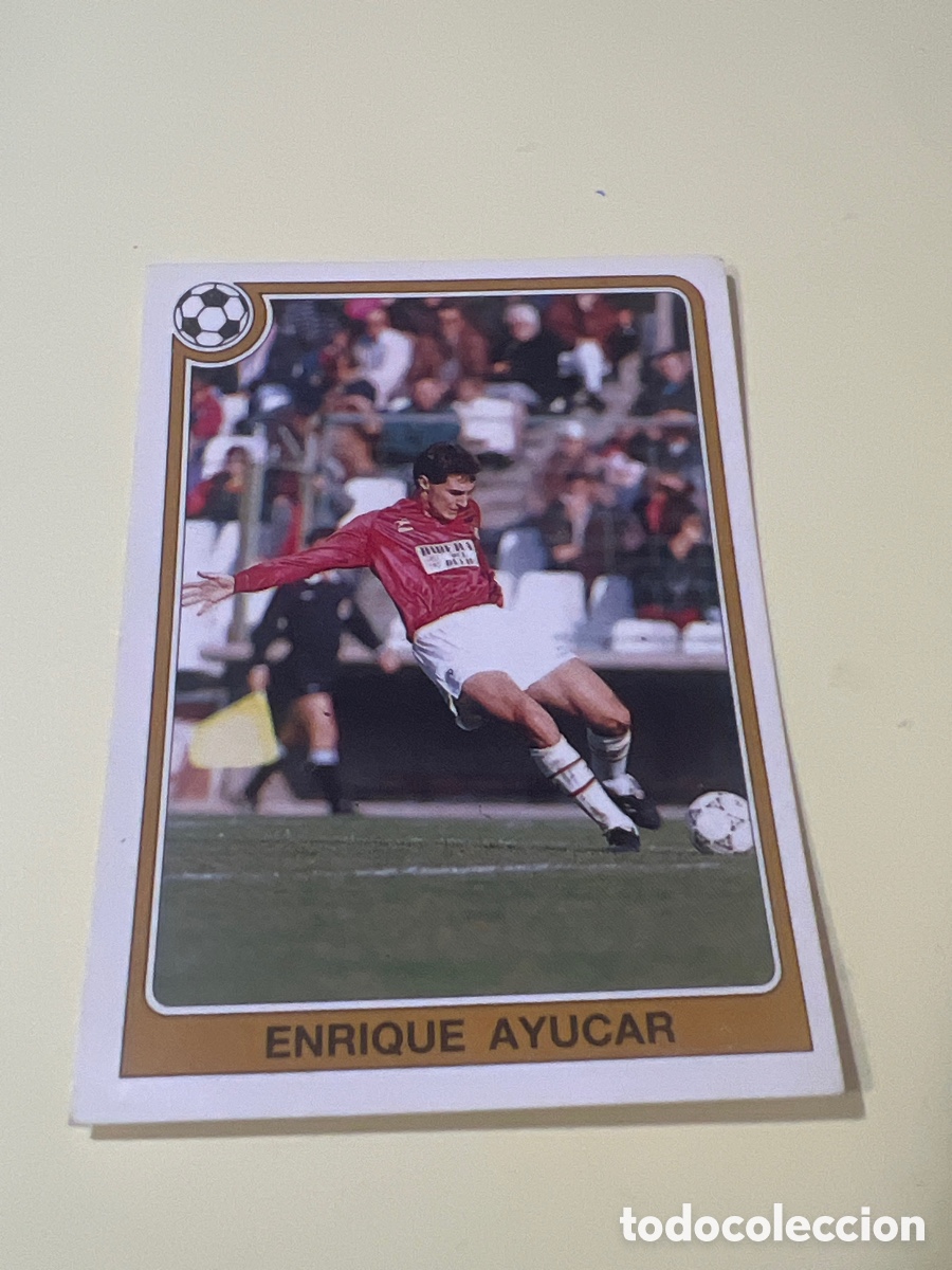 Cromos de f&uacute;tbol: C3773. 132 AYUCAR BURGOS FUTBOL 92 93 LIGA PANINI NUNCA PEGADO SIN DESPEGAR